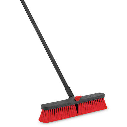 18-In Poly Fiber Multi-Surface Push to Center Push Broom