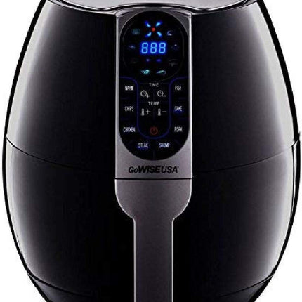 3.7-Quart Programmable Air Fryer with 8 Cook Presets, GW22638 - Black