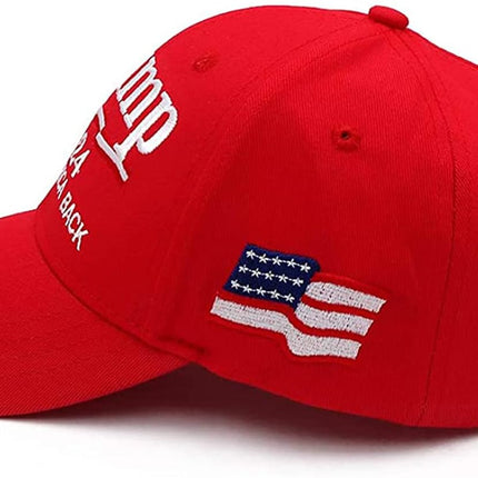 Trump 2024 Hat Keep America Great Take America Back Hat with USA Flag Embroidery Adjustable Baseball Cap