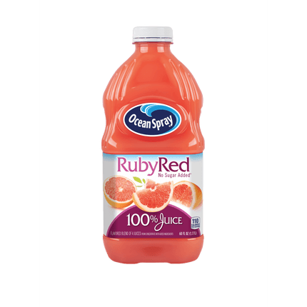 Ocean Spray 100% Juice, Ruby Red Grapefruit, 60 fl oz