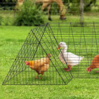 VEVOR Chicken Tunnels, 157.5 x 39.4 x 24.2 inch(LxWxH) Chicken Tunnels for Yard, Portable Chicken Tunnels for Outside with Corner Frames, Chicken Coop Run, Suitable for Chickens, Ducks, Rabbits