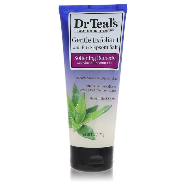 Dr Teal's Gentle Exfoliant with Pure Epsom Salt Softening Remedy with Aloe & Coconut Oil (Unisex) 6 oz