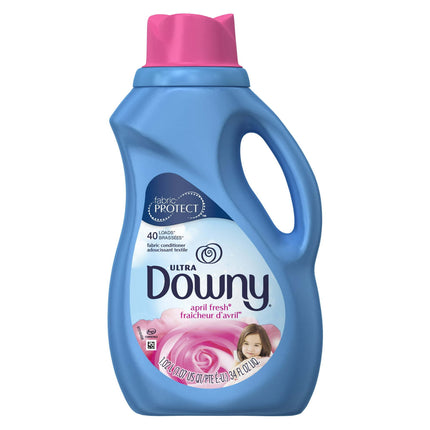 Downy Ultra Liquid Fabric Conditioner (Fabric Softener), April Fresh, 40 Loads, 34 fl oz