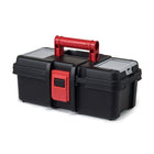 Hyper Tough 13-inch Tool Box, Plastic Tool and Hardware Storage, Black