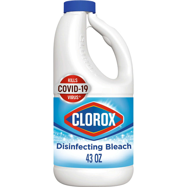 Clorox Disinfecting Bleach, Regular, 43 fl oz