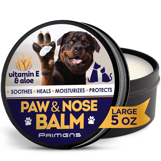 Natural Dog Paw Balm Dog Paw Protection for Hot Pavement Dog Paw Wax for Dry Paws and Nose Canine Paw Moisturizer for Cracked Paws Cream Butter for Cat Dogs Paw Protectors Paw Pad Lotion