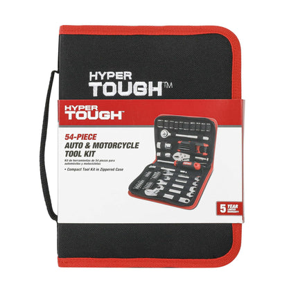 Hyper Tough 54 Piece Auto Tool Kit, Model 43150