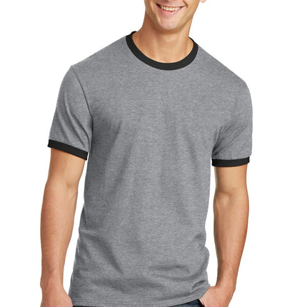 Port & Company Core Cotton Ringer Tee