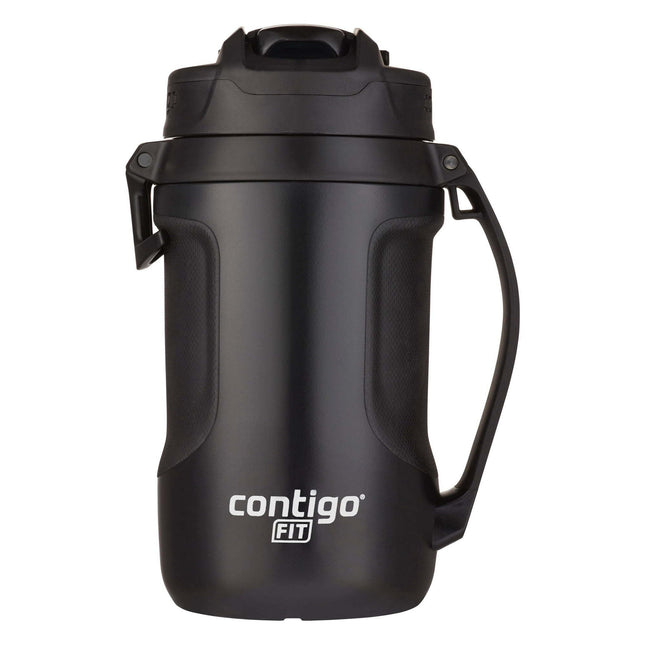 Contigo Fit Water Jug with AUTOSPOUT Lid, 64 Fluid Ounces, Black