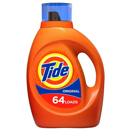 Tide Liquid Laundry Detergent Original;  64 loads 92 fl oz