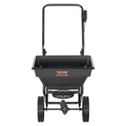 VEVOR Broadcast Spreader, 25 LB Walk-Behind Turf Spreader with 8