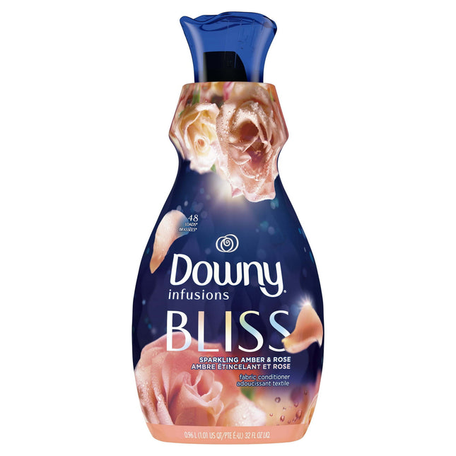 Downy Infusions, Bliss Sparkling Amber, 48 Load Liquid Fabric Softener, 32 fl oz