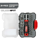 Hyper Tough 30 Piece Screwdriver and Bit Set in Click Fit™ Case, 42034CF, New