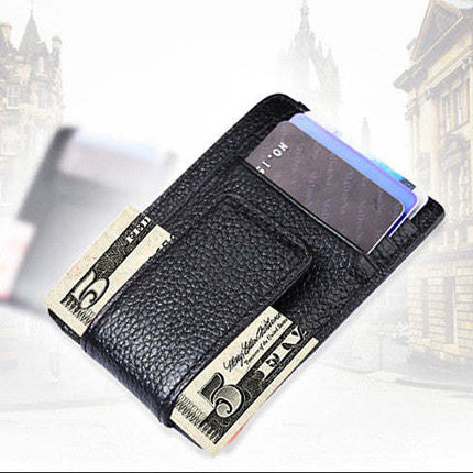 Money Clip with RFID Safe Wallet