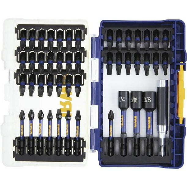 IRWIN 1840392 - 47 Piece Impact Screwdriver Bit Set