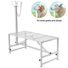 VEVOR Goat & Sheep Stand, 47x23 inch Livestock Stand, Metal Livestock Milking and Shearing Stand 21