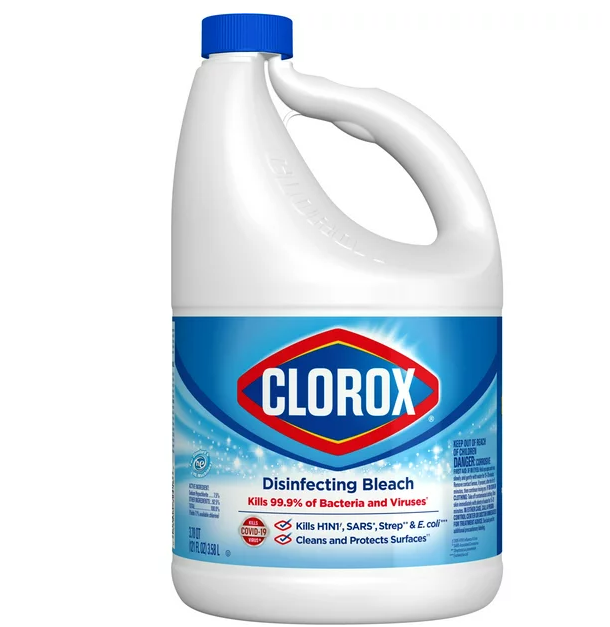 Clorox Disinfecting Bleach;  Regular (Concentrated Formula) - 121 fl oz