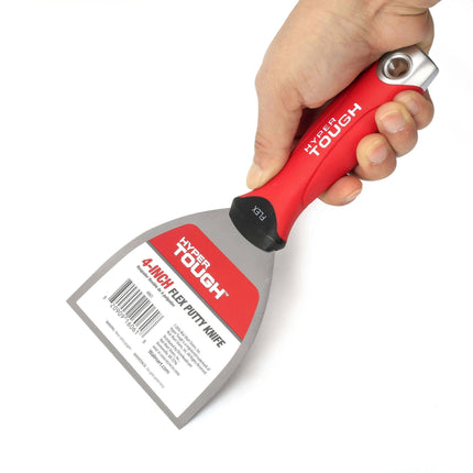 Hyper Tough Soft Grip 4-Inch Flexible metal Putty Knife 6061