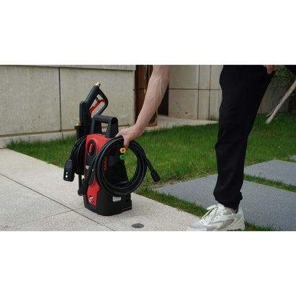 Hyper Tough 1600PSI Pressure Washer Corded Electirc for Car Wash,Red Black