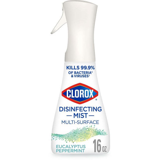 Clorox Disinfectant Mist, Multi-Surface Spray, Eucalyptus Peppermint16 oz