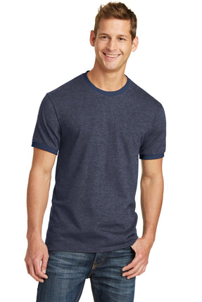 Port & Company Core Cotton Ringer Tee