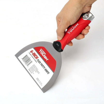 Hyper Tough 6077 Soft Grip 6-Inch Flex metal Putty Knife