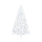 Artificial Half Pre-lit Christmas Tree with Stand White 59.1