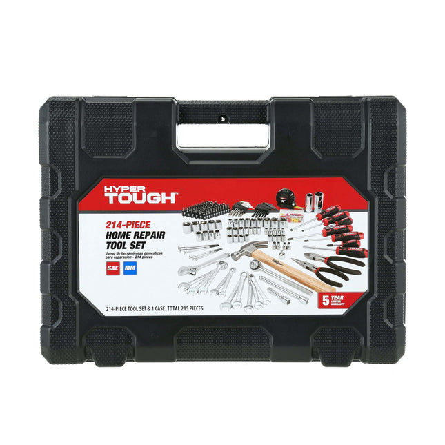 Hyper Tough 215pc Home Tool Set