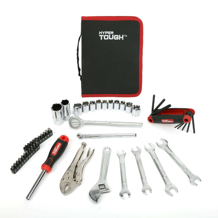 Hyper Tough 51-Piece Auto and Motorcycle Tool Kit, Model 5768