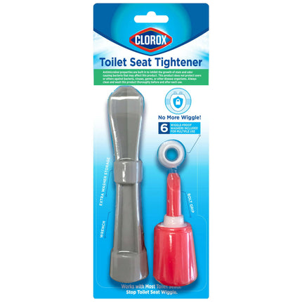 Clorox Antimicrobial Toilet Seat Tightening Kit, Plastic Tightening Kit