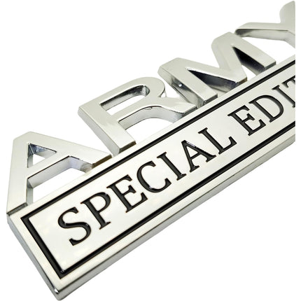 2pack Army Special Edition Emblems, Army Car Emblem 3D Badge Decal Car Truck SUV,Refrigerator Sticker,Window Display Stickers