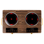 Wood / Double Burner