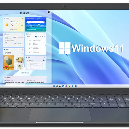 15.6Inch Laptop 8GB DDR4 256GB SSD Windows 11 with Intel Celeron, HD 1366*768 IPS