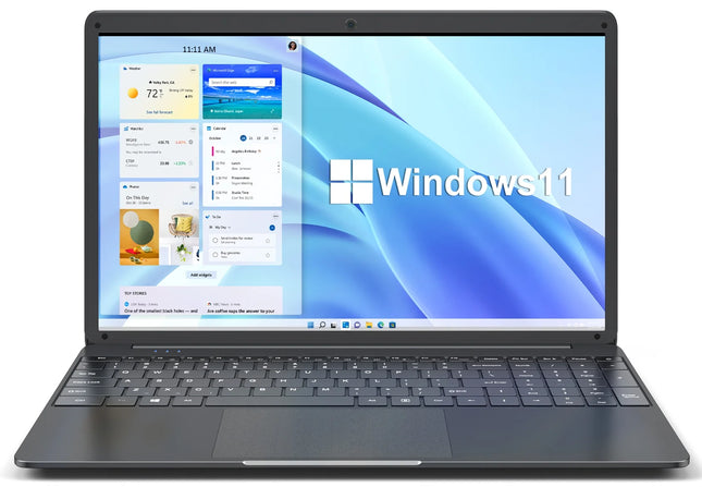 15.6Inch Laptop 8GB DDR4 256GB SSD Windows 11 with Intel Celeron, HD 1366*768 IPS