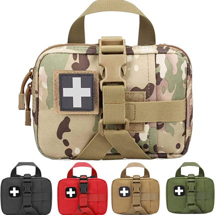 Upgrade Molle Rip Away Ifak Pouch, Tactical Small Belt First Aid Pouch Medical Utility EMT Pouch Only