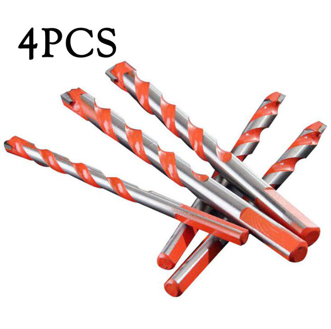 4x Ultimate Drill Bits Multifunctional Ceramic Glass Punching Hole Working Set