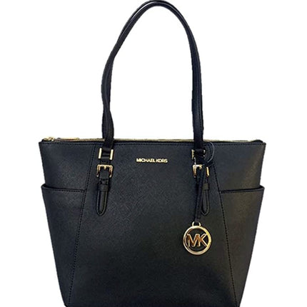 Michael Kors Charlotte Top Zip Tote MK Signature Shoulder Bag