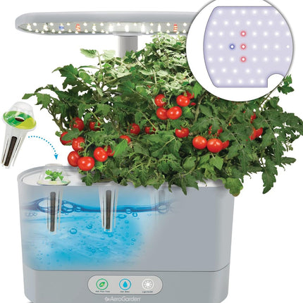 Harvest - Indoor Garden with LED Grow Light, Cool Gray