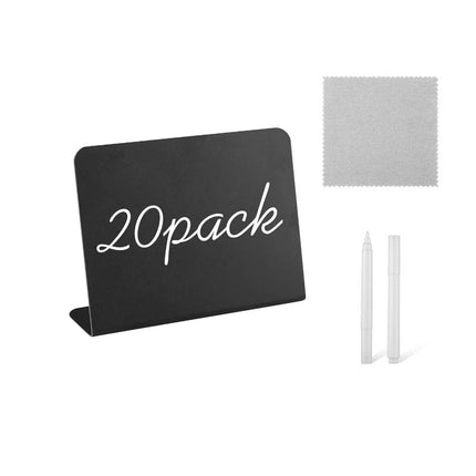 Mini Chalkboard Signs - 4"x3" Food & Party Table Signs - Wedding & Bakery