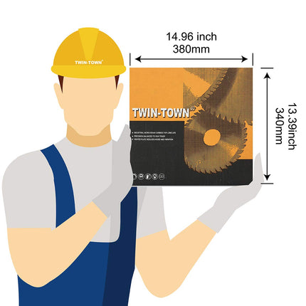 12-Inch Saw Blade, 80 Teeth,General Purpose for Soft Wood, Hard Wood & Plywood, ATB Grind, 1-Inch Arbor