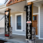 Halloween Decorations Banners, Halloween Door Porch Sign Trick or Treat Yard Signs Banner