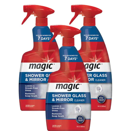 28 Oz. Glass Cleaner Spray for Shower and Mirror (3-Pack)