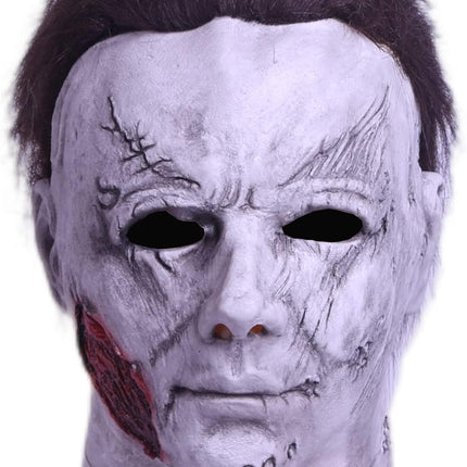 Michael Myers Mask Horror Halloween Michael Myers Scary Cosplay Mask Full Head Adult Size