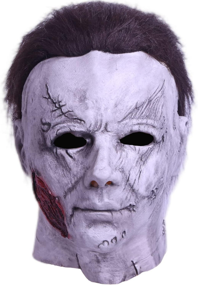 Michael Myers Mask Horror Halloween Michael Myers Scary Cosplay Mask Full Head Adult Size