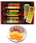 WISCONSIN'S BEST &  COMPANY - 100%  and Sausage Sampler Gift Basket - Charcuterie Gifts & Entertaining!