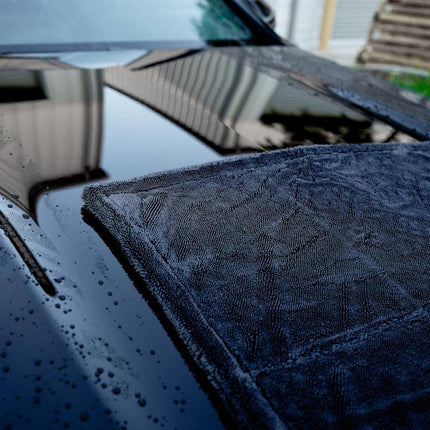 15x15in YISLU Drying Towel  - Super Absorbent Car Drying Towel, Woven With Twisted Microfiber, 1300 GSM High Quality Microfiber 70 30 Mixed Twisted Microfiber