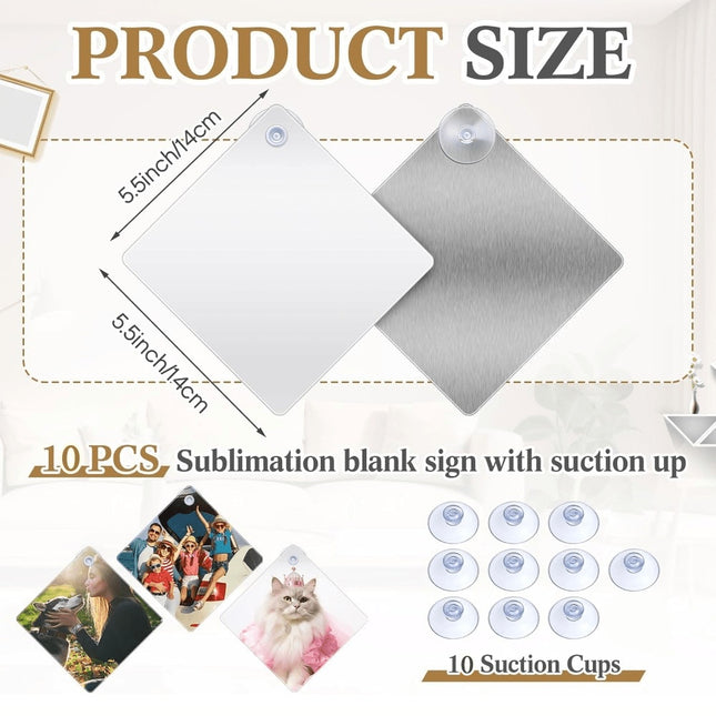 Set Of 10 Blank Signs