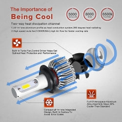 Silver Integrated Car Headlights