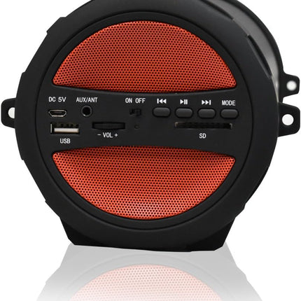 Speakers Bluetooth Wireless Portable — at Home, Car Speakers, or Outdoor Speaker with Aux, SD Card, & USB Compatibility for Amazing Sound - SPBT1041