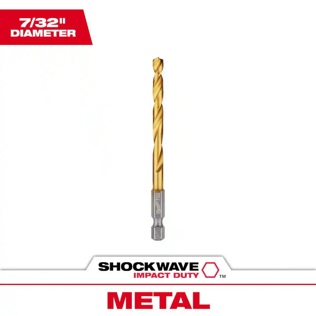 Shockwave 7/32 In. Titanium Drill Bit